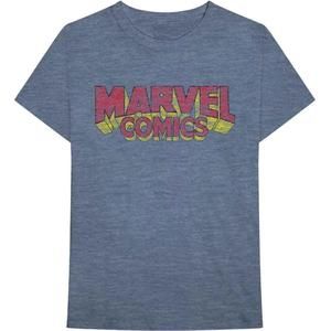 Marvel Comics Unisex T-Shirt Distressed Logo